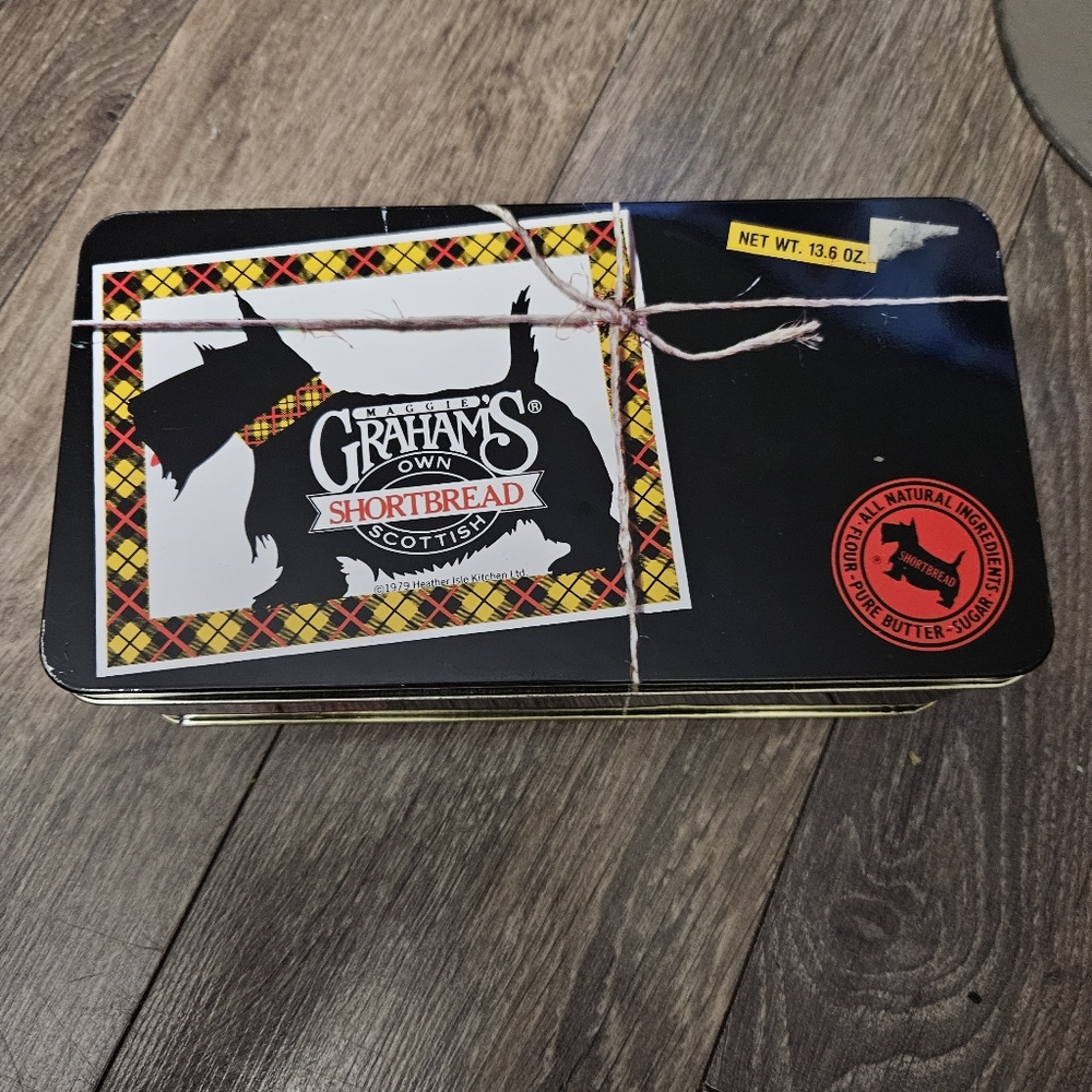 Maggie Graham's Own Shortbread tin made in england